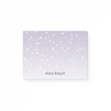 Lavender Paarse White Bokeh Confetti