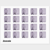 Lavender Paris Grunge Dank je Sticker (Vel)