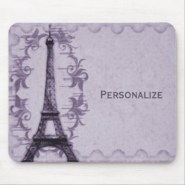 Lavender Paris Grunge Mousepad Muismat