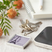 Lavender Paris Grunge Sleutelhanger (Zijkant)