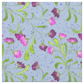 Lavender-patroonafdruk op het weefsel stof (Close Up)
