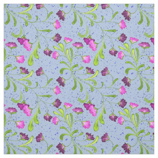 Lavender-patroonafdruk op het weefsel stof (Swatch)