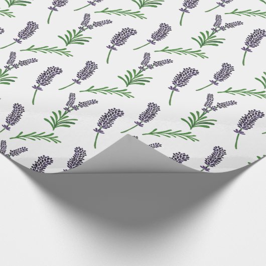 Lavender Pattern Cadeaupapier (Hoek)
