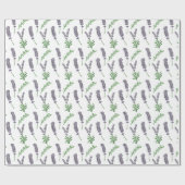 Lavender Pattern Cadeaupapier (Vlak)