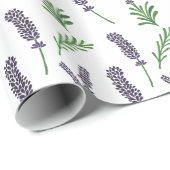 Lavender Pattern Cadeaupapier (Rol Hoek)