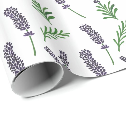 Lavender Pattern Cadeaupapier (Rol Hoek)