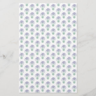 Lavender Pattern Gift Soap Wrap Lijnpapier