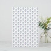 Lavender Pattern Gift Soap Wrap | Lijnpapier (Staand voorkant)