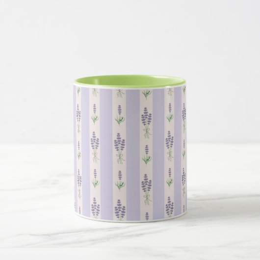 Lavender Pattern Mok (Midden)