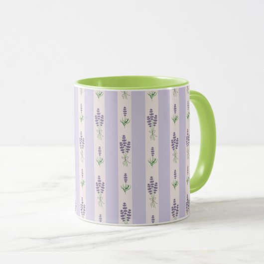 Lavender Pattern Mok (Voorkant rechts)