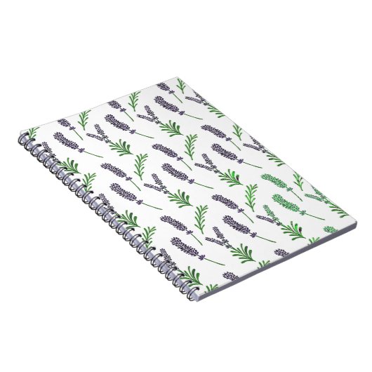 Lavender Pattern Notitieboek (Rechterzijde)