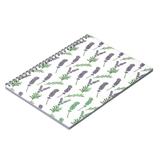 Lavender Pattern Notitieboek (Linkerzijde)
