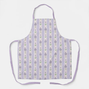 Lavender Pattern Schort
