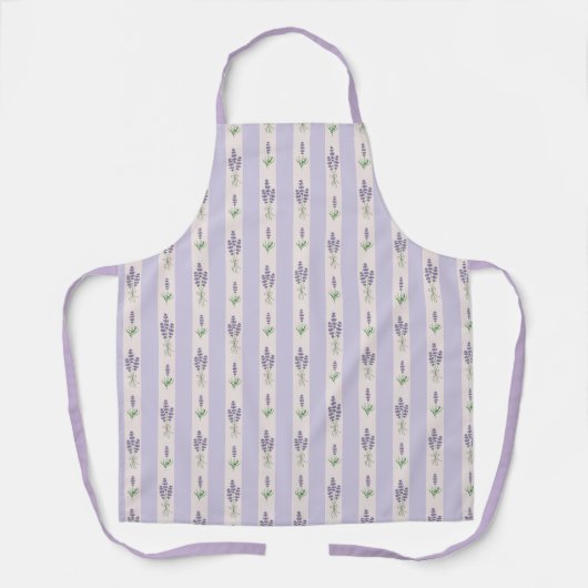 Lavender Pattern Schort (Voorkant)