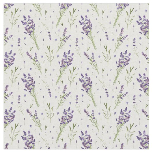 Lavender Pattern Stof (Close Up)