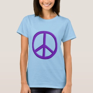Lavender Peace Sign T-shirt
