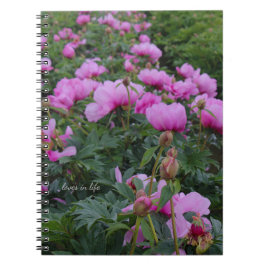 Lavender Peonies Notitieboek