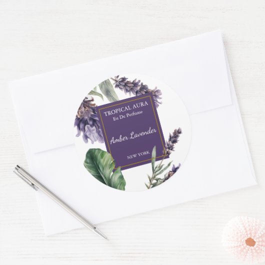 Lavender Perfume Label (Envelop)
