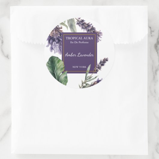 Lavender Perfume Label (Tas)