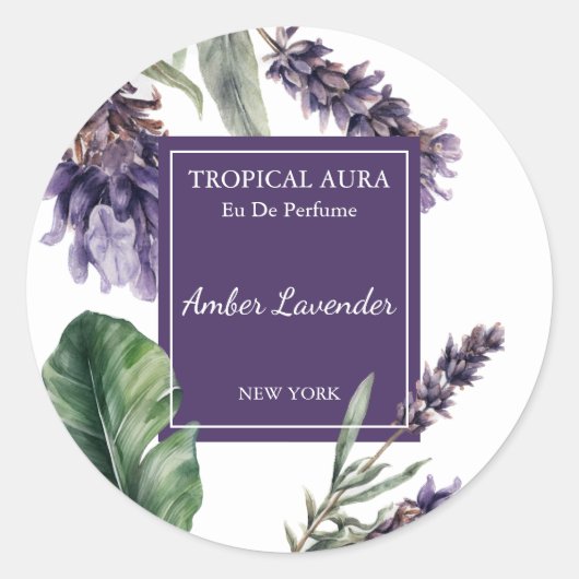 Lavender Perfume Label (Voorkant)