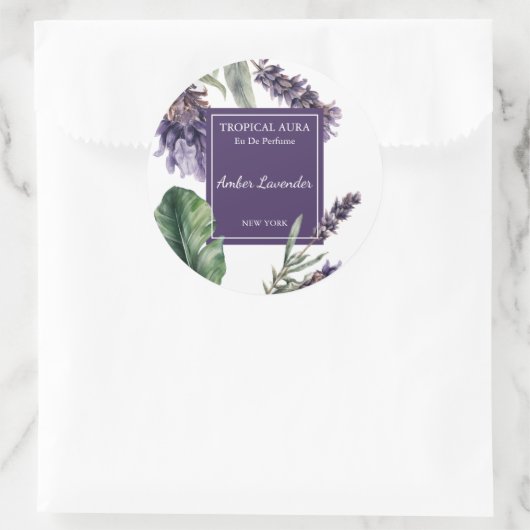 Lavender Perfume Label (Tas)