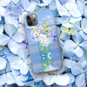Lavender & Periwinkle Hydrangea Rustic Vase Case-Mate iPhone Case
