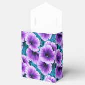 Lavender Petunia Flowers Bedankdoosjes (Geopend)