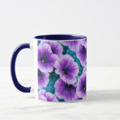 Lavender Petunia Flowers Mok (Links)
