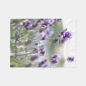 Lavender Photo Fleece Blankets met naam (Voorkant (Horizontaal))