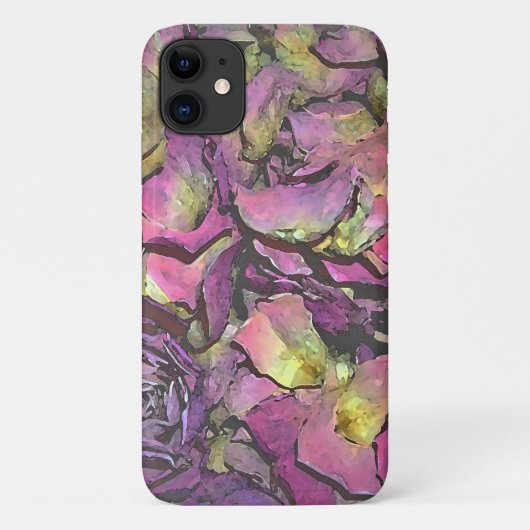 Lavender Pink Rose Petals Waterverf Case-Mate iPhone Case (Achterkant)