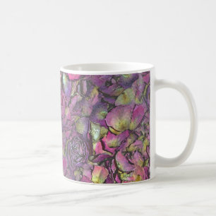 Lavender Pink Rose Petals Waterverf Koffiemok