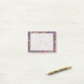 Lavender Pink Rose Petals Waterverf Post-it® Notes (Op bureau)