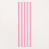 Lavender pink Vertical Stripped Yoga Mat (Voorkant)