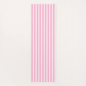 Lavender pink Vertical Stripped Yoga Mat (Achterkant)