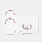 Lavender Pink Wild Roos en Eucalyptus Bedankdoosjes (Uitgevouwen)