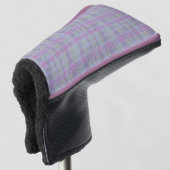 Lavender Plaid Artisan  Golfheadcover (3/4 voorkant)