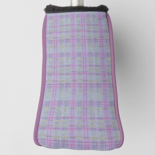 Lavender Plaid Artisan  Golfheadcover (Draai 90)