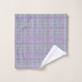 Lavender Plaid Harmony Bad Handdoek (Wasdoekje)