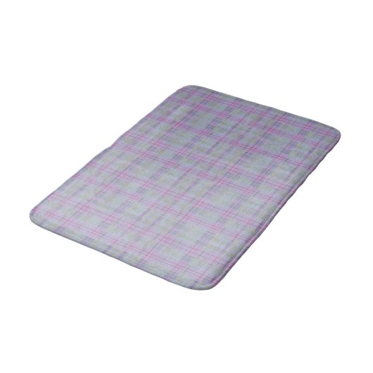 Lavender Plaid Harmony  Badmat (Gekanteld)