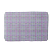 Lavender Plaid Harmony  Badmat (Voorkant)