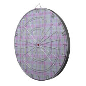 Lavender Plaid Harmony Dartbord (Voorkant Rechts)