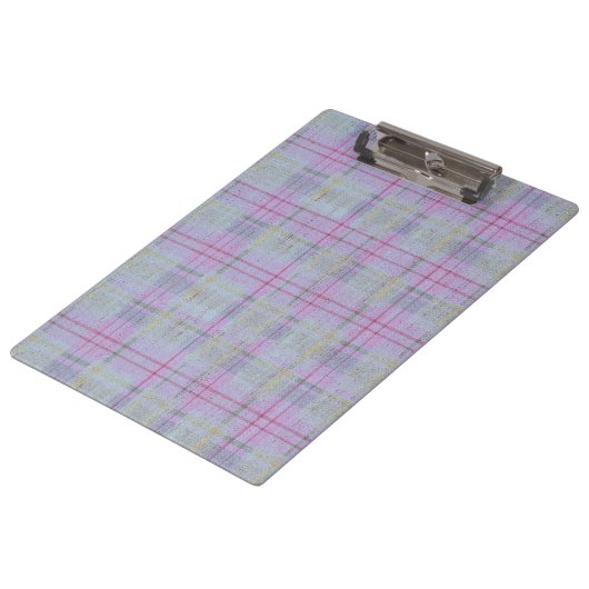 Lavender Plaid Harmony  Klembord (Gekanteld)