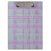 Lavender Plaid Harmony  Klembord (Voorkant)