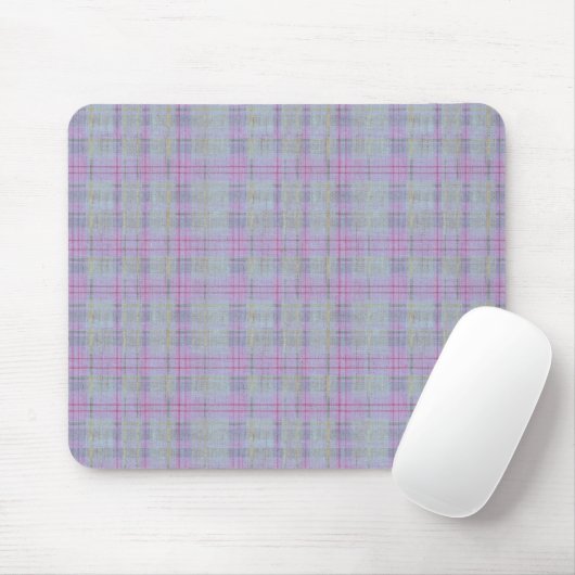 Lavender Plaid Harmony  Muismat (Met muis)