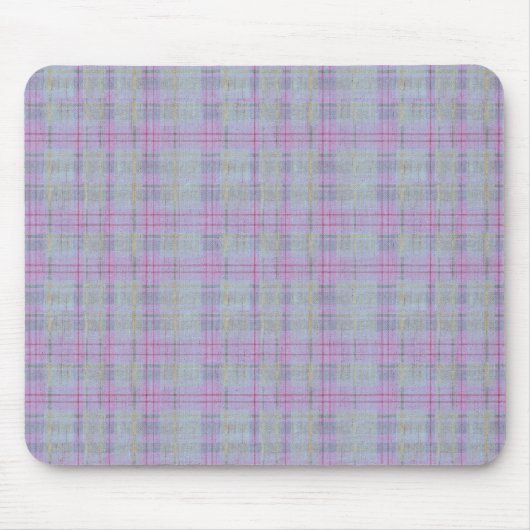 Lavender Plaid Harmony  Muismat (Voorkant)