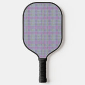 Lavender Plaid Harmony  Pickleball Paddle (Voorkant)