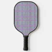 Lavender Plaid Harmony  Pickleball Paddle (Achterkant)