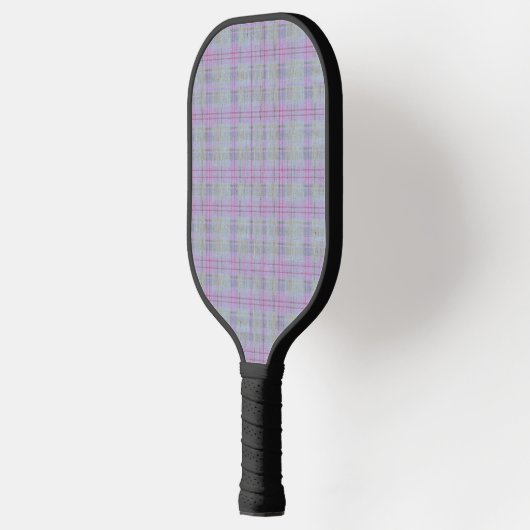 Lavender Plaid Harmony  Pickleball Paddle (Links)