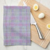 Lavender Plaid Harmony Theedoek (Quarter Fold)