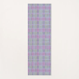Lavender Plaid Harmony  Yogamat